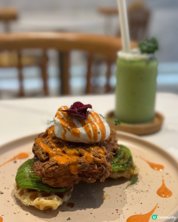 希臘乳酪炸雞扒😋！一個人嘅午餐都咁正🤤！ #食好西