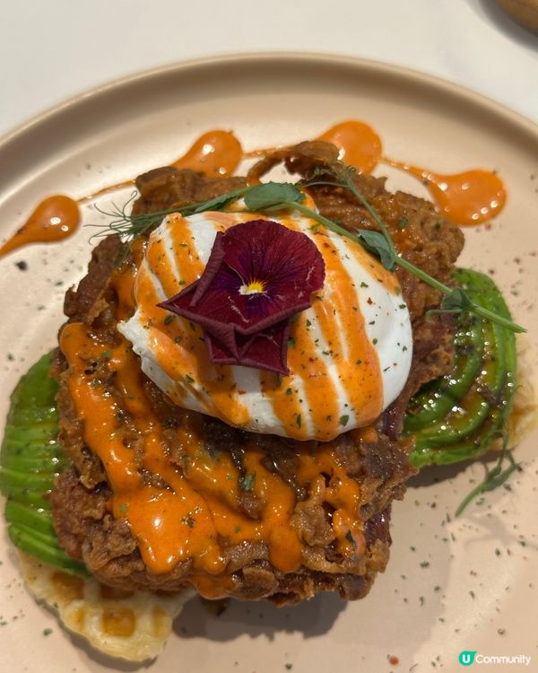 希臘乳酪炸雞扒😋！一個人嘅午餐都咁正🤤！ #食好西