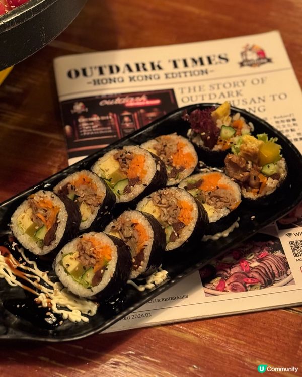 炭豚紫菜飯捲+芝士棒😋！韓國嘢必食！🇰🇷正宗玫瑰醬炒年糕‼️
