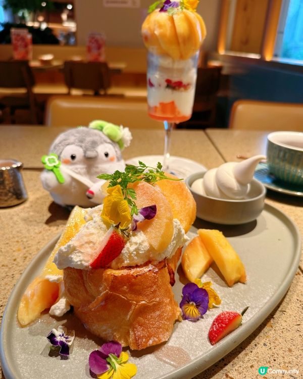 荃灣白桃天堂！🍑 芭菲多士超正！😋