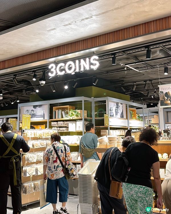 🎏突發報告‼️日本連鎖生活雜貨店3COINS人龍不再🤣