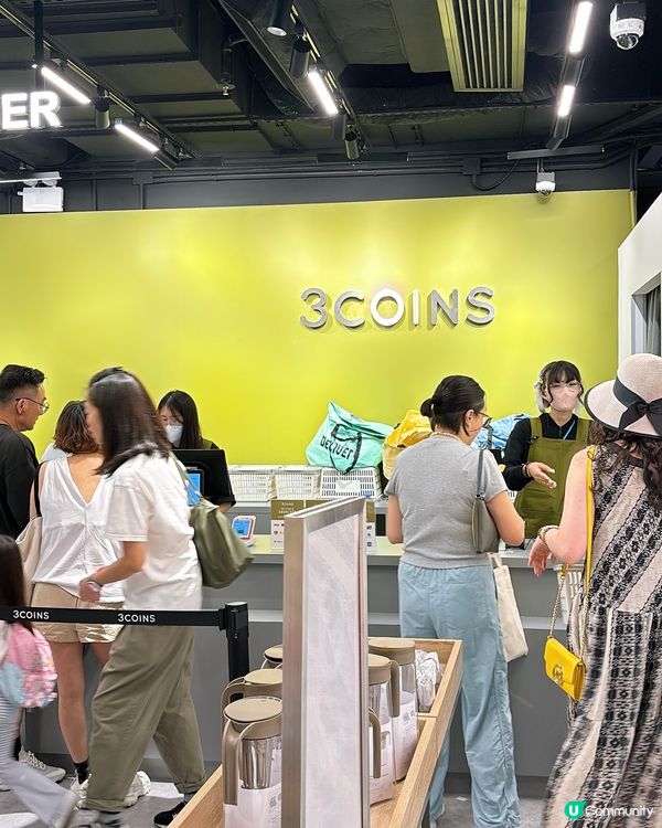 🎏突發報告‼️日本連鎖生活雜貨店3COINS人龍不再🤣