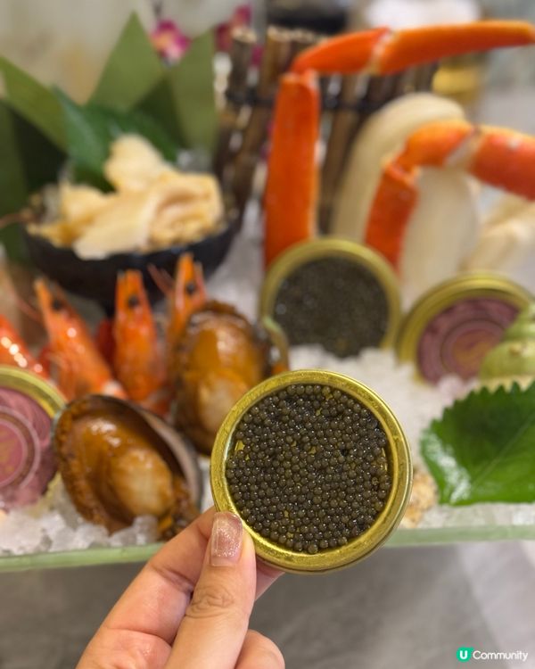 任食爆膏奄仔蟹、魚子、海鮮既放題😍