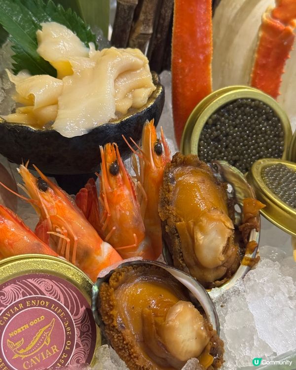 任食爆膏奄仔蟹、魚子、海鮮既放題😍