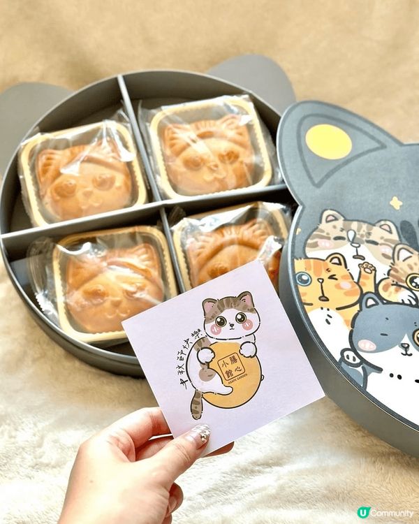 上年係網上面買左呢款超級可愛嘅貓貓月餅🐱！