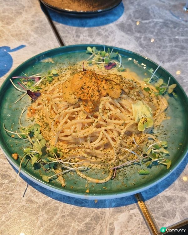 【特濃海膽意粉 x 特調Ribena Cocktail】