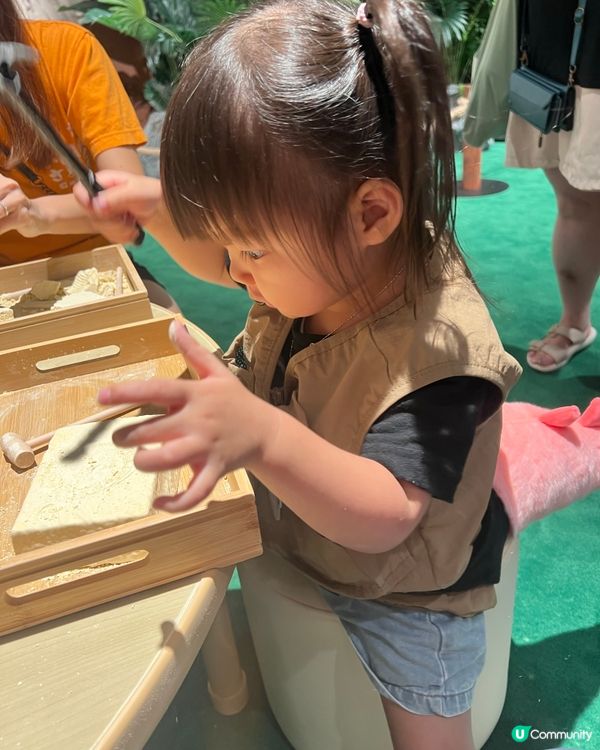 果果變身小小考古學家🦖！暑假必去！