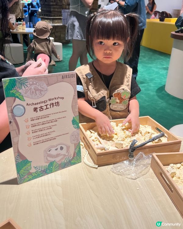 果果變身小小考古學家🦖！暑假必去！