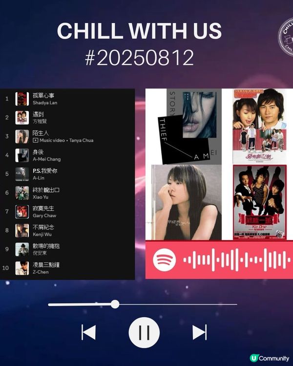 今日聽咩歌?|10首不重複歌曲推薦|音樂日記  24 