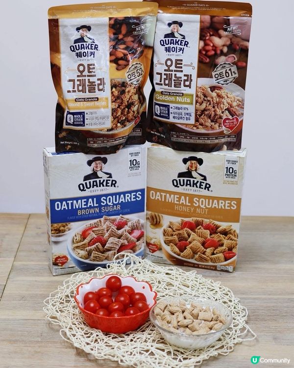 早餐救星！桂格燕麥方脆😋 輕盈美味又健康！💪 #健康