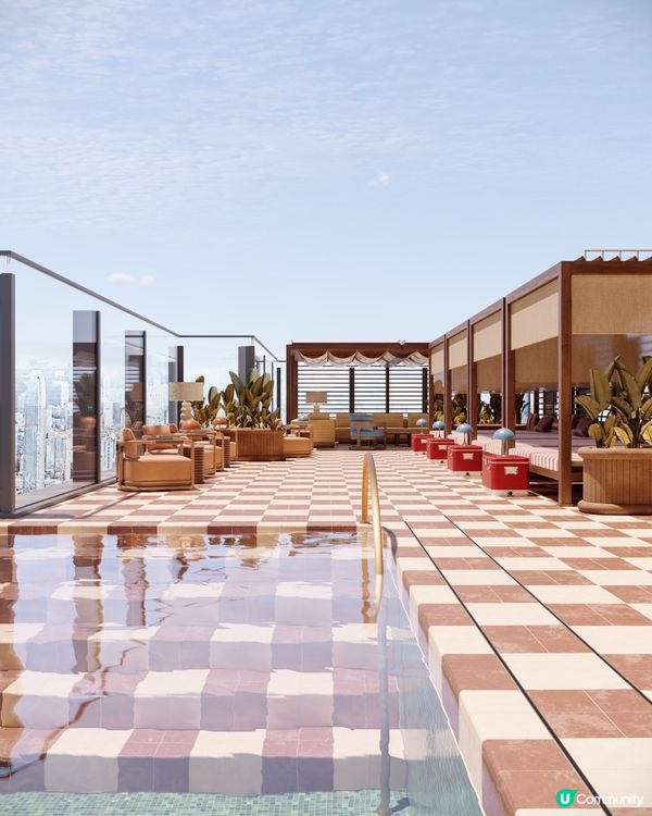 尖沙咀新酒店9月開幕 天際池畔酒吧宛如置身洛杉磯