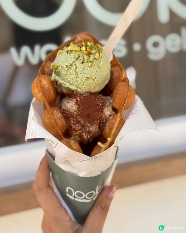 雞蛋仔同雪糕係絕配！