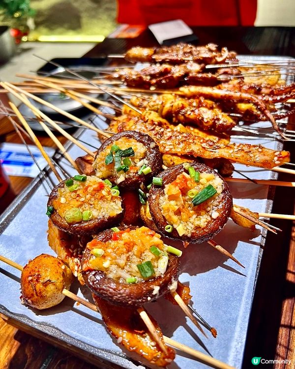 😍平靚正串燒！烤香菇烤雞翼必食！😋