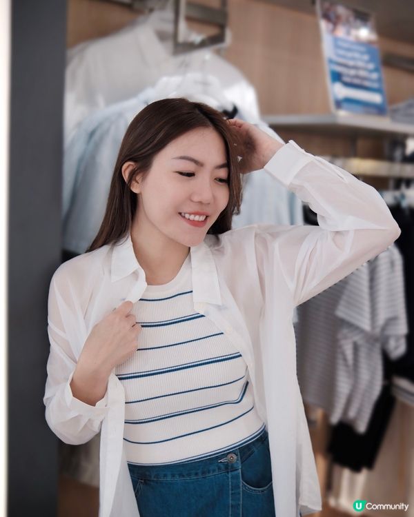 春天換新衫！藍白配襯出清新✨