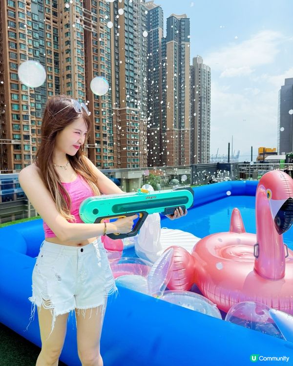 暑假玩水攻略！水槍派對🔥濕身狂歡！💦