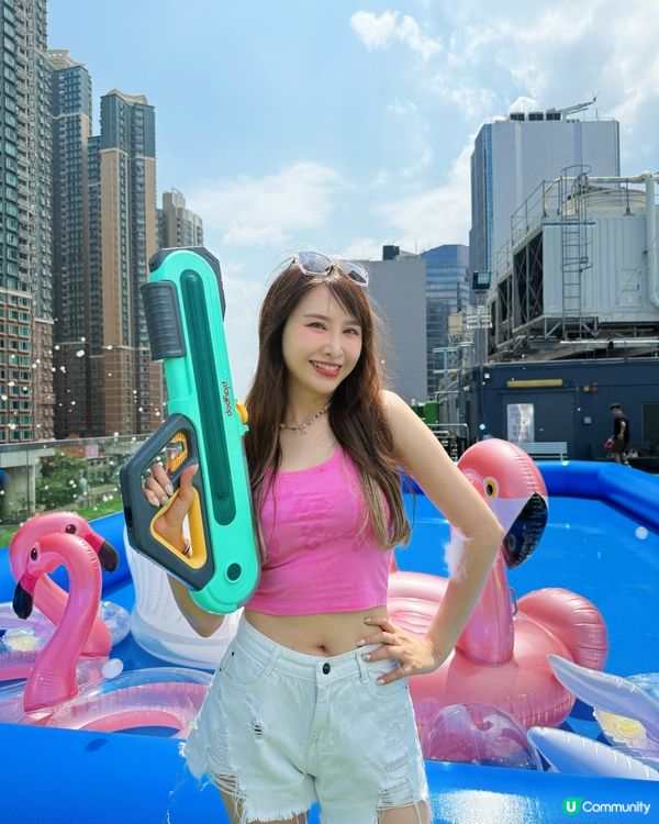 暑假玩水攻略！水槍派對🔥濕身狂歡！💦