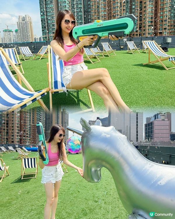 暑假玩水攻略！水槍派對🔥濕身狂歡！💦