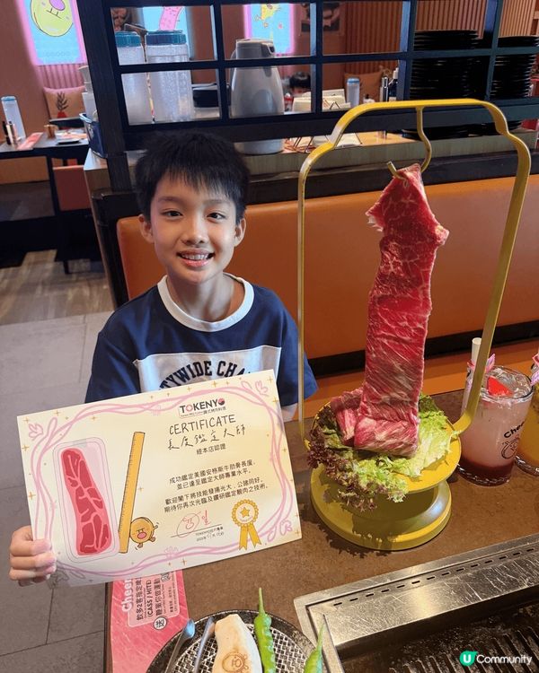 🥩一定要試「TOKENYO韓式烤肉料理」的 #美國安格斯牛肋...