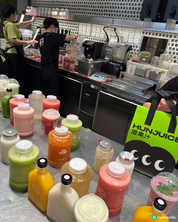 混果汁：鮮榨健康之選！🍎🥬🍉🥤 夏日必飲！