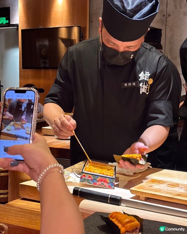 鮨嵐海膽巨無霸！🤤深圳美食推介！