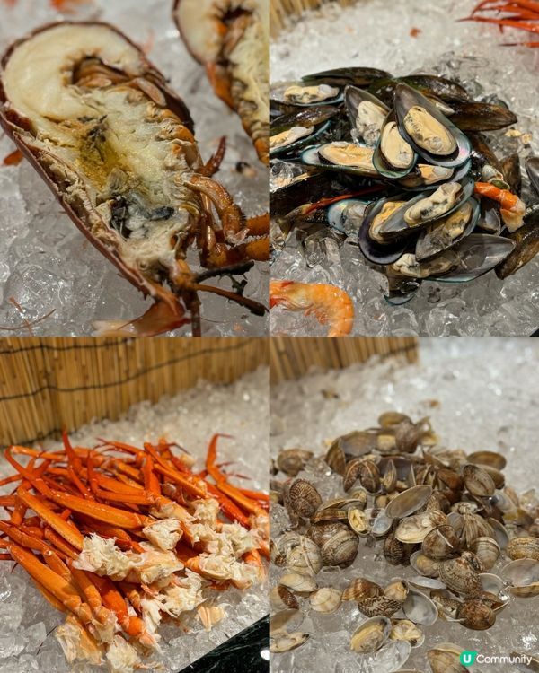 沙田栢麗廳自助餐🤤！新鮮海鮮🦞任食生蠔🦪多款甜品🍮