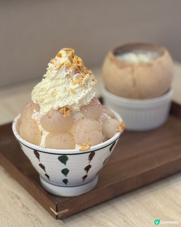 尖沙咀港式糖水必食😋 芝麻湯圓椰皇🥥+荔枝雪花冰🍧！