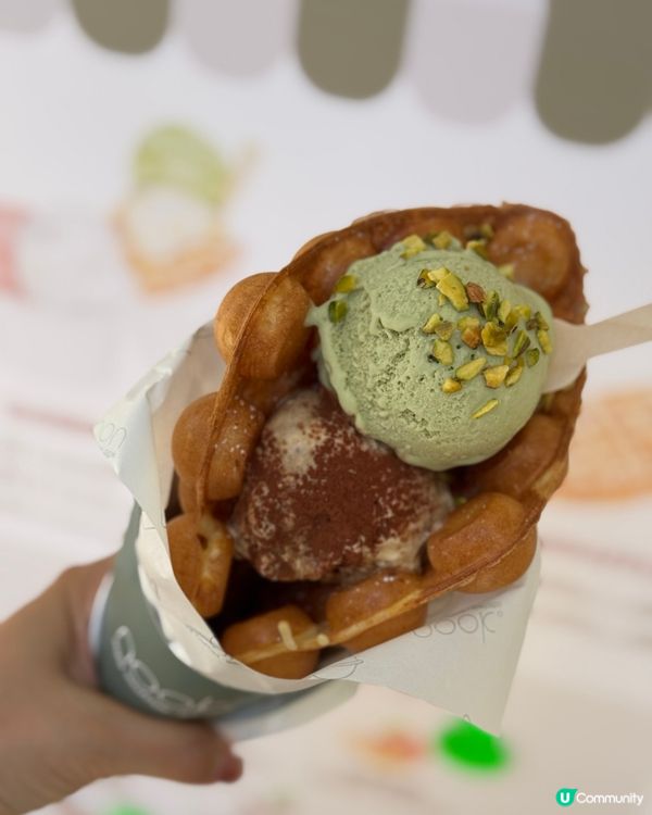 雞蛋仔同雪糕係絕配❤️