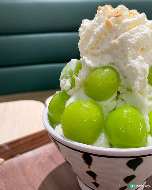 食完飯，甜品胃出動！😋 超吸精青提雪花冰🤤