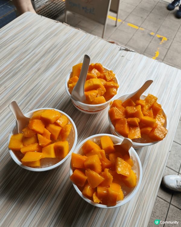 南山美食好推介, 甜品ー定要試白汁芒果沙冰, 仲有好脆嘅雞蛋...