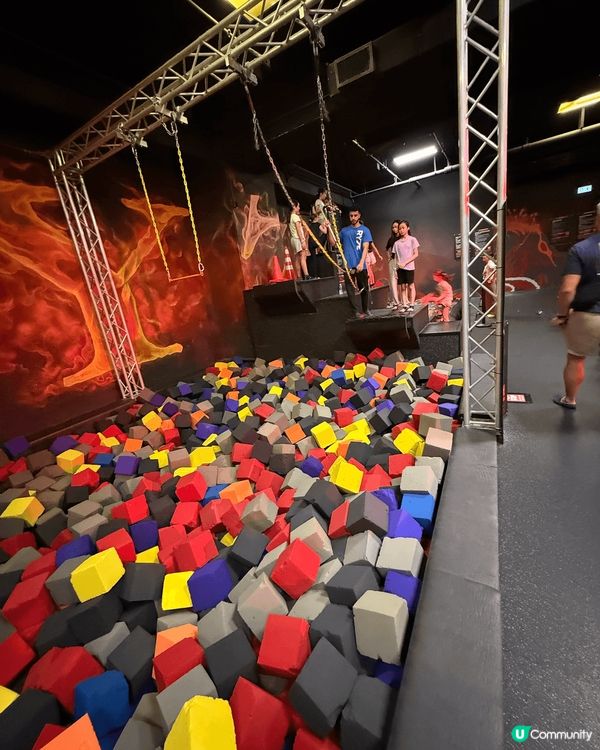 第一張相係位於鰂魚涌的小朋友放電一流，第二張相係啟德的一個夜...