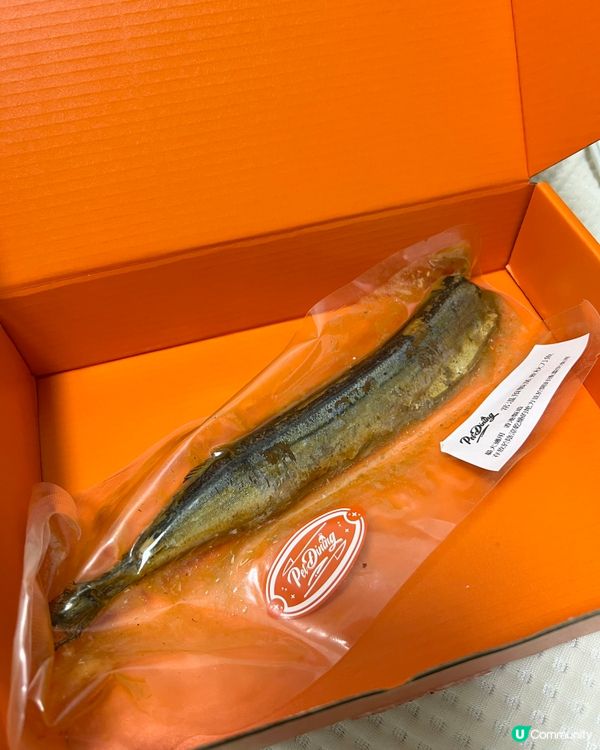 貓貓試食常溫預制三文魚🍣