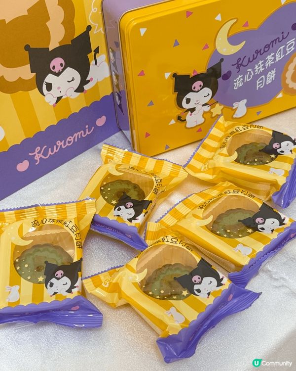 今日去大家樂見到今年他們推出咗Kuromi流心抹茶紅豆月餅，...