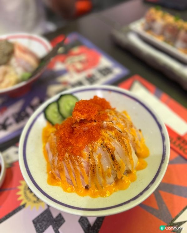 呢度獨有限定$68就有四餸丼