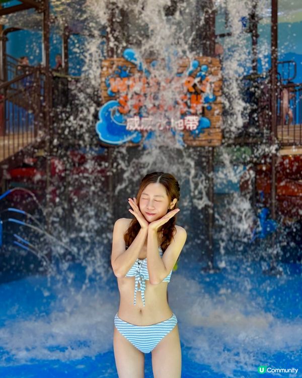 暑假玩盡海洋公園水上樂園😍