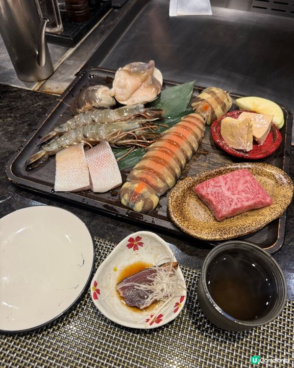 鵝肝龍蝦和牛海鮮鐵板燒｜日式居酒屋