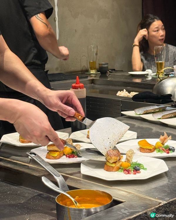 鵝肝龍蝦和牛海鮮鐵板燒｜日式居酒屋