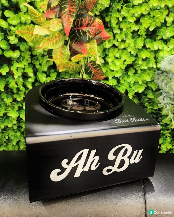 客製復古風名字寵物碗架