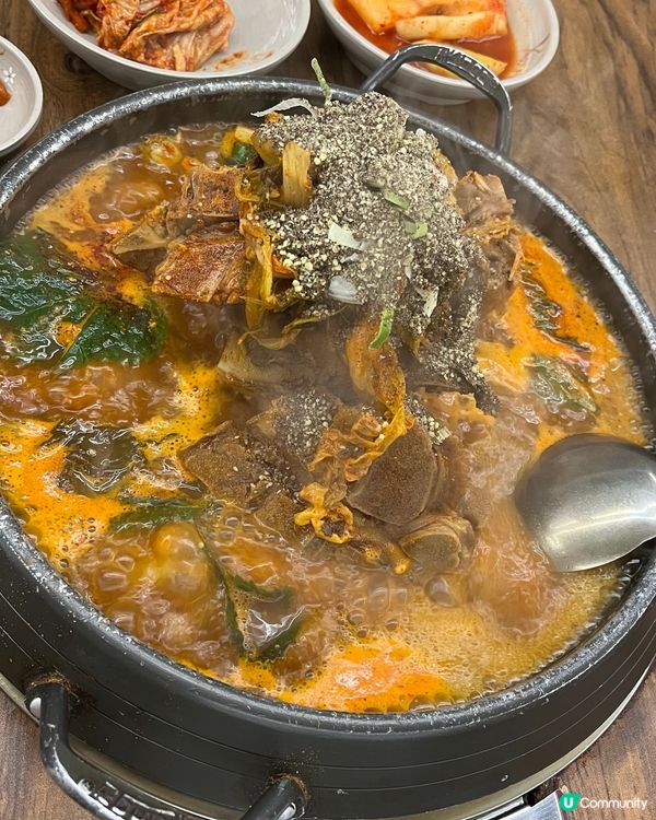 二代祖馬鈴薯排骨湯 이대조뼈다궈｜弘大24小時營業等人氣食