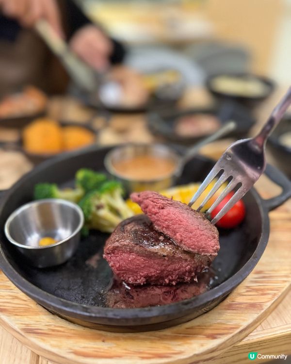 沙田鐵板大師抵食鋸扒！豬頸肉牛柳都正！