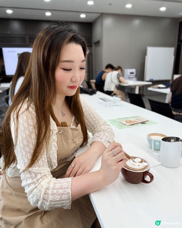 原來學拉花係咁簡單😗