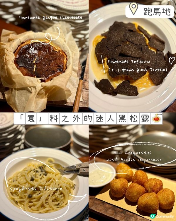 「意」料之外的迷人黑松露🍝