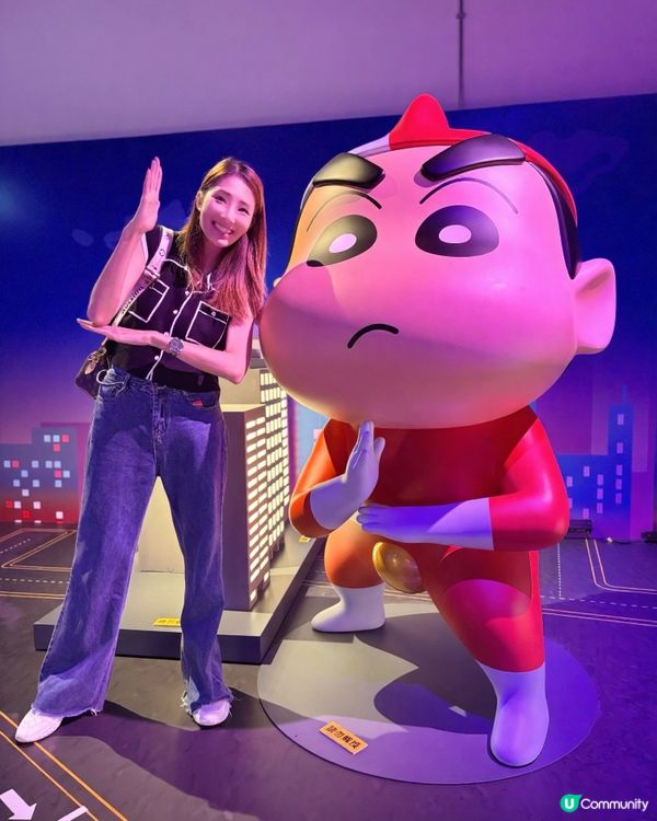 蠟筆小新迷注意‼️ 一起穿越時空，動感超人需要你的幫助！ 😎