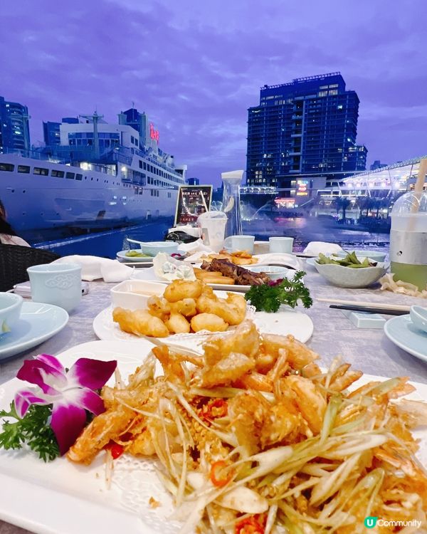 深圳海上世界必去！視覺與味覺享受🤩音樂噴泉餐廳！天天爆滿