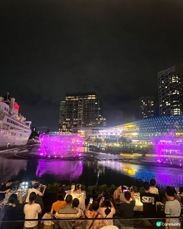 深圳海上世界必去！視覺與味覺享受🤩音樂噴泉餐廳！天天爆滿