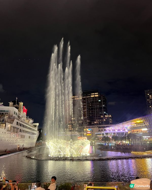 深圳海上世界必去！視覺與味覺享受🤩音樂噴泉餐廳！天天爆滿