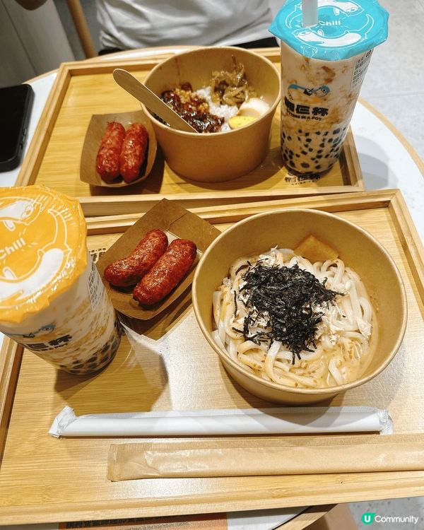 倆仨杯午餐😋台式文青風！🍜