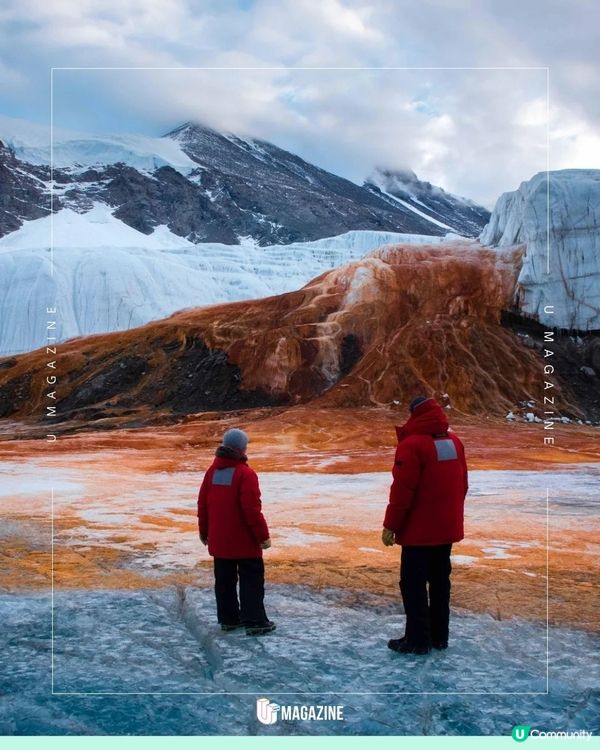 南極冰雪下的血色謎團？揭開瀑布顏色的超自然成因