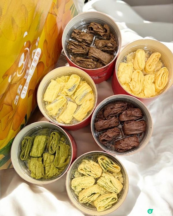 ♡台北手信香港都買到！38熊千層蛋捲｜好食到停唔倒口♡