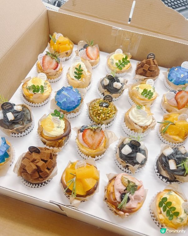 散水餅推薦10味彩虹芝士蛋糕杯拼盤💖