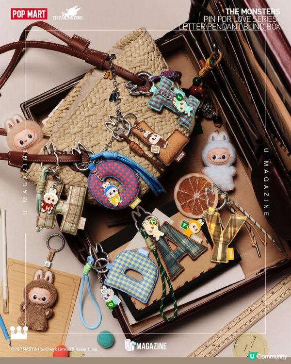 Mini Labubu發售情報｜對應字母/隱藏版一共30款 